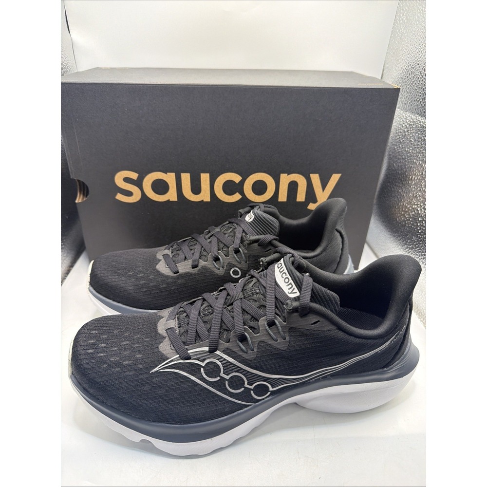 Saucony Kinvara 16 Women's Running Trainers 7 S11020-200 Black White Size 8.5
